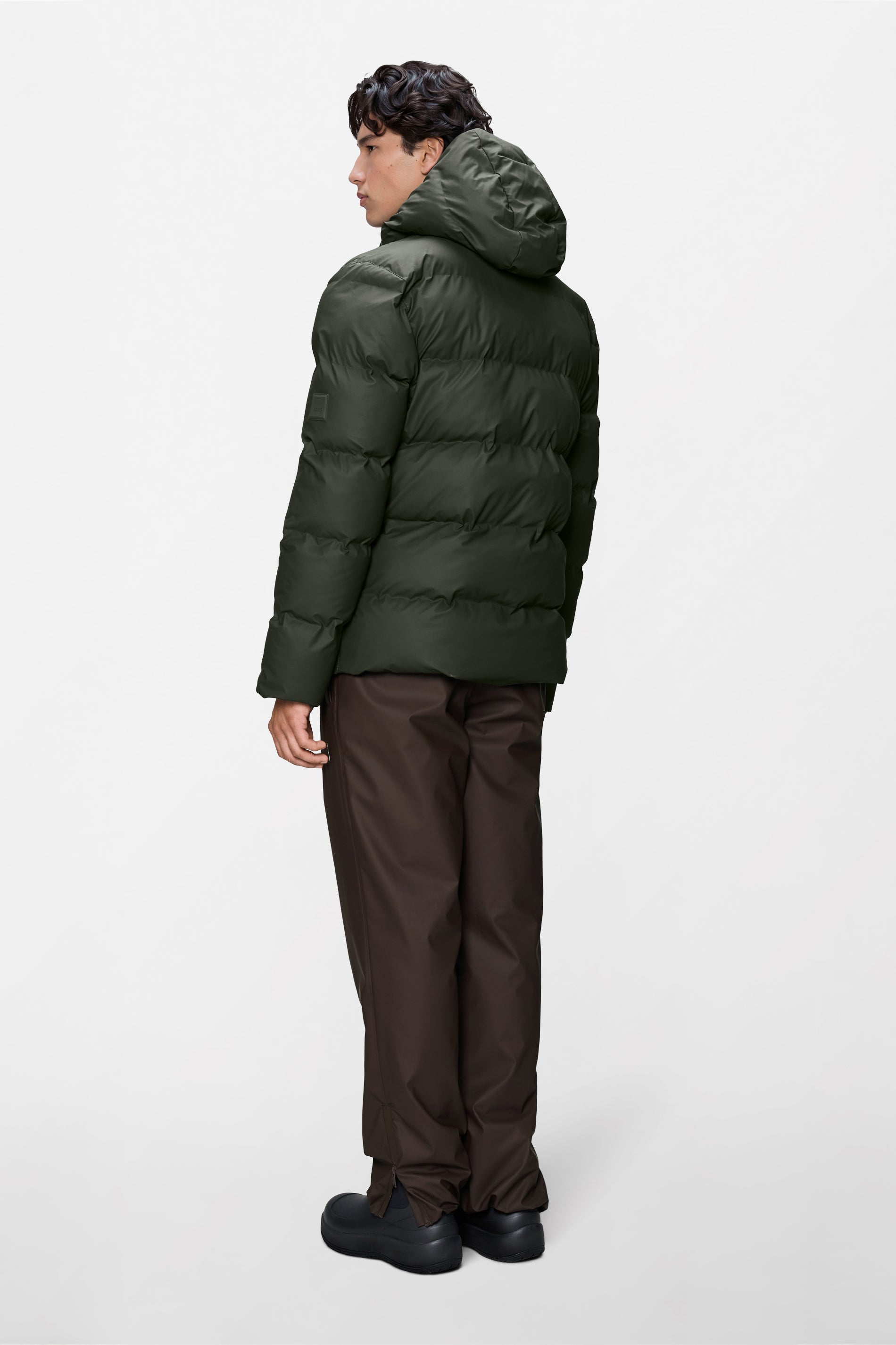 RAINS Alta Puffer Jacket Green Jacket