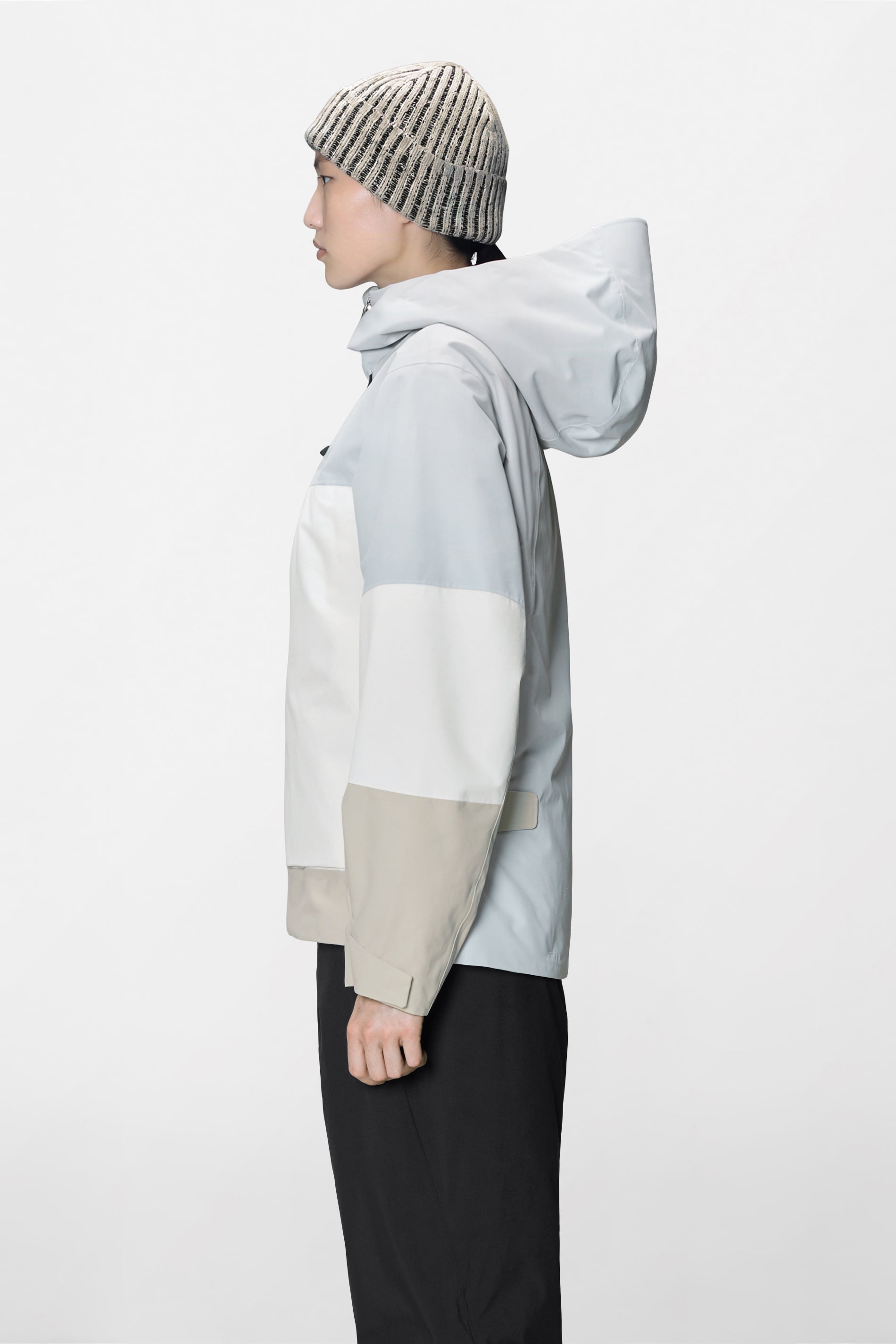 RAINS Sapa Knit Beanie Vintage White / Black Headwear