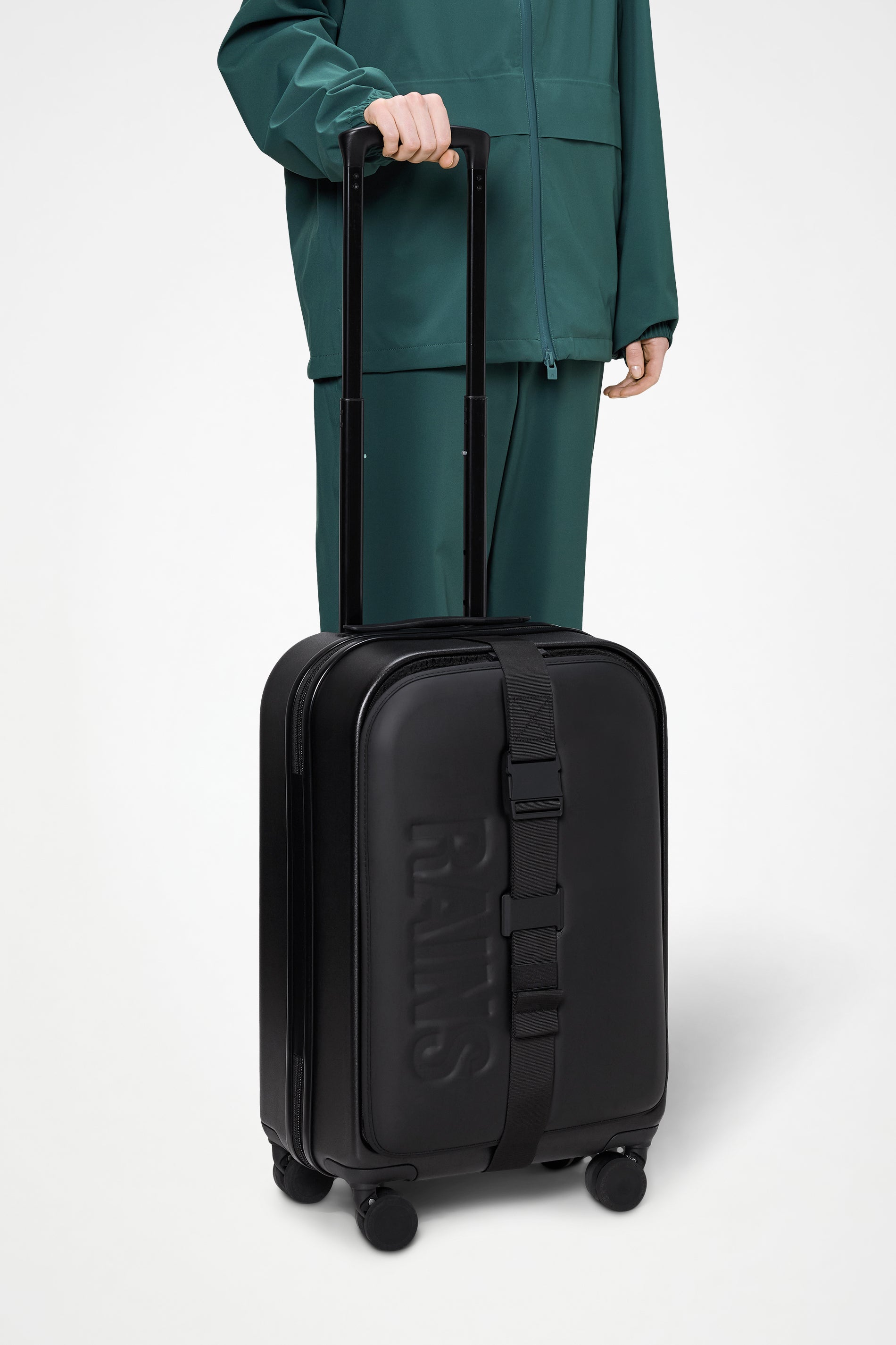 RAINS Texel Cabin Trolley Black 37L H55 x D25 x W33 cm Cabin