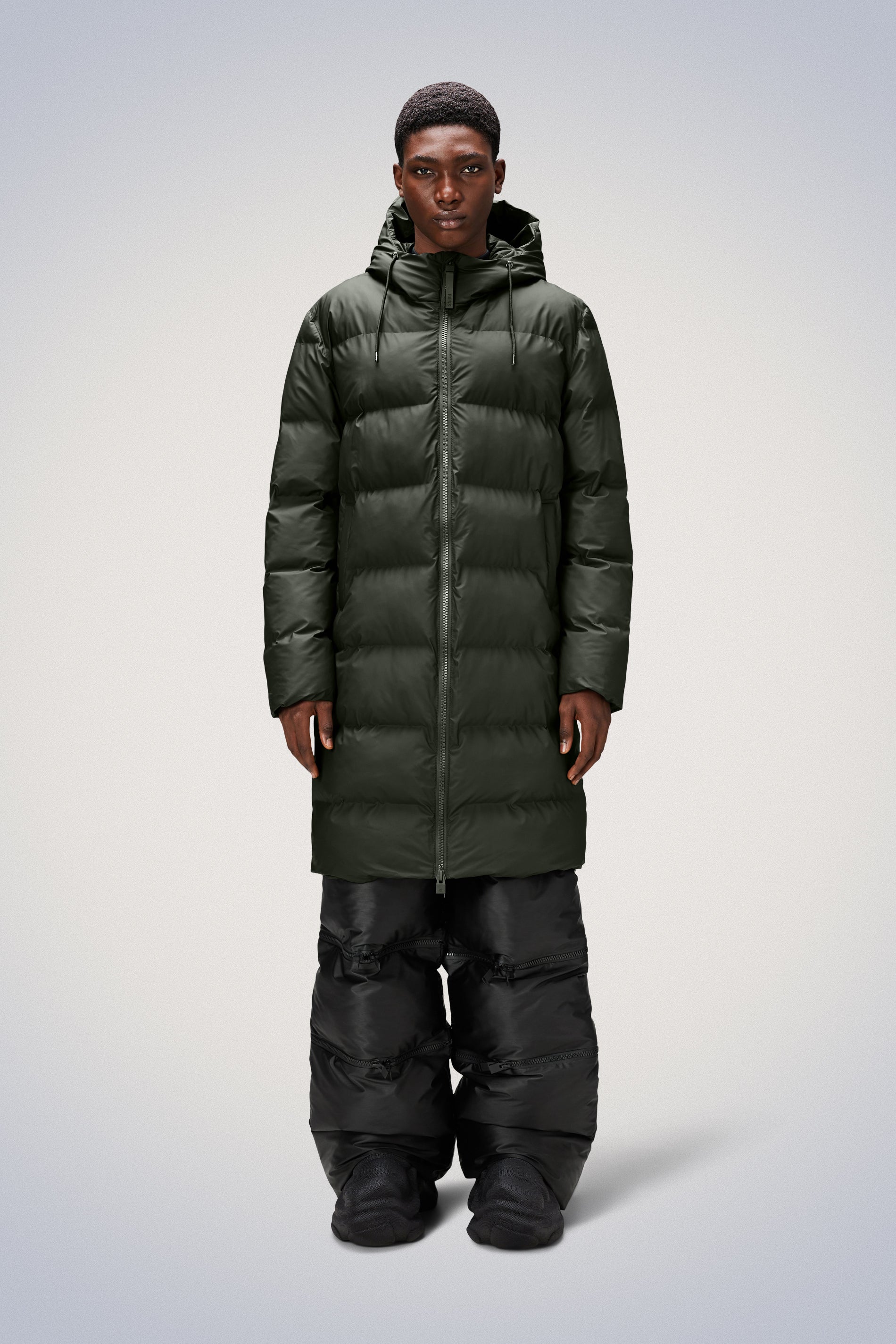 Rains® Alta Puffer Jacket in Navy for $430