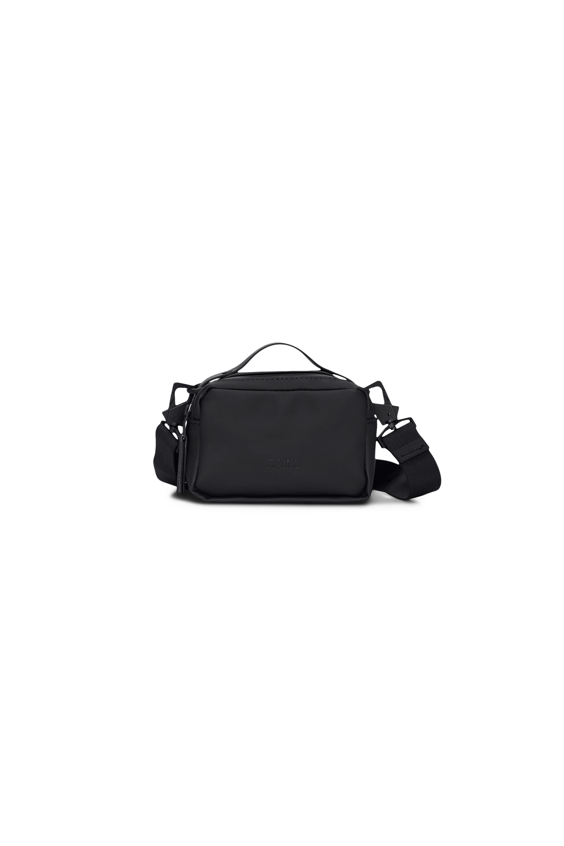 Rains® Box Bag Micro in Black for $95 | Free Shipping