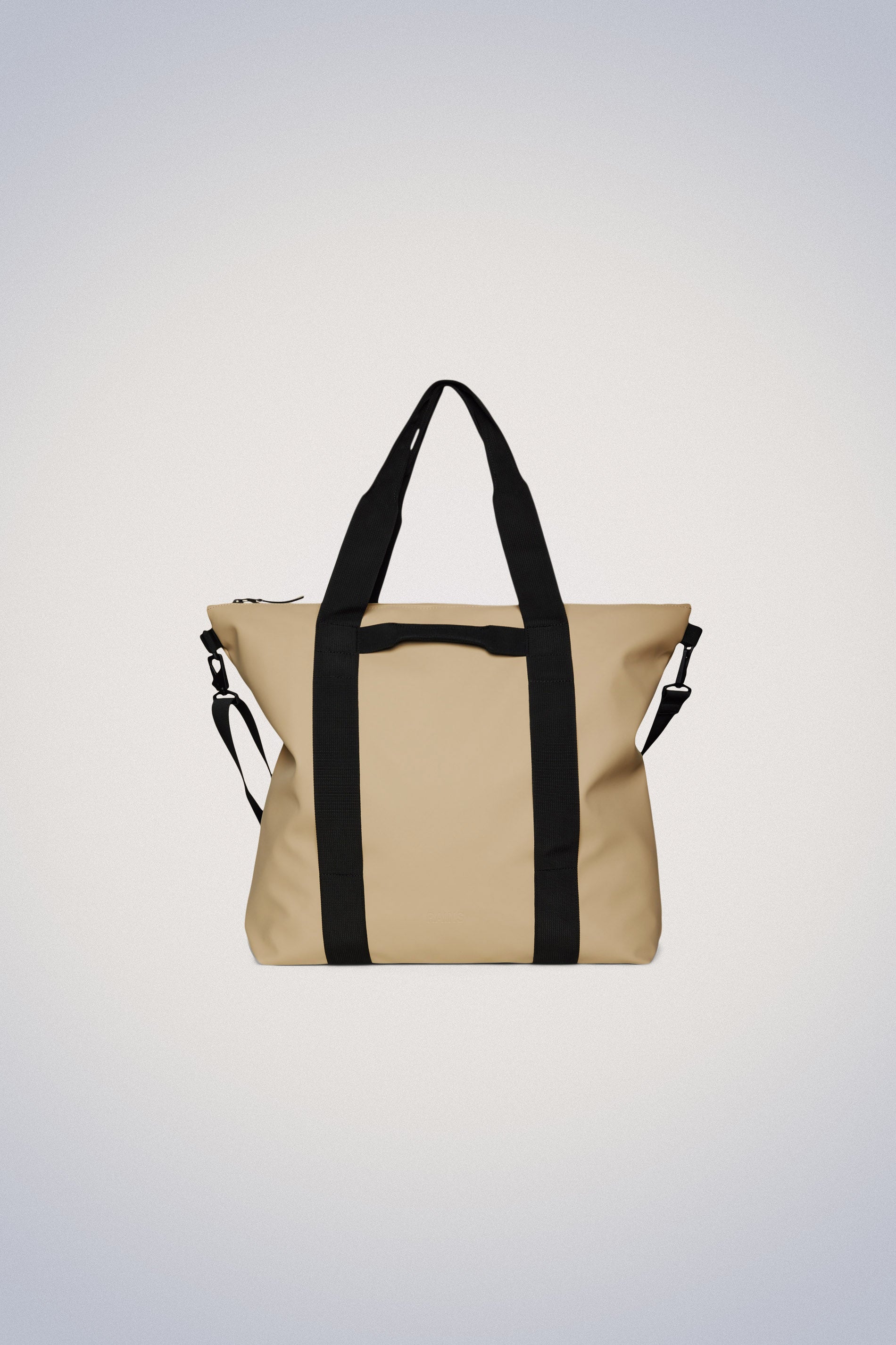 Bags In Progress - Zipper Tote Large - Natural x Black – Totem Brand Co.
