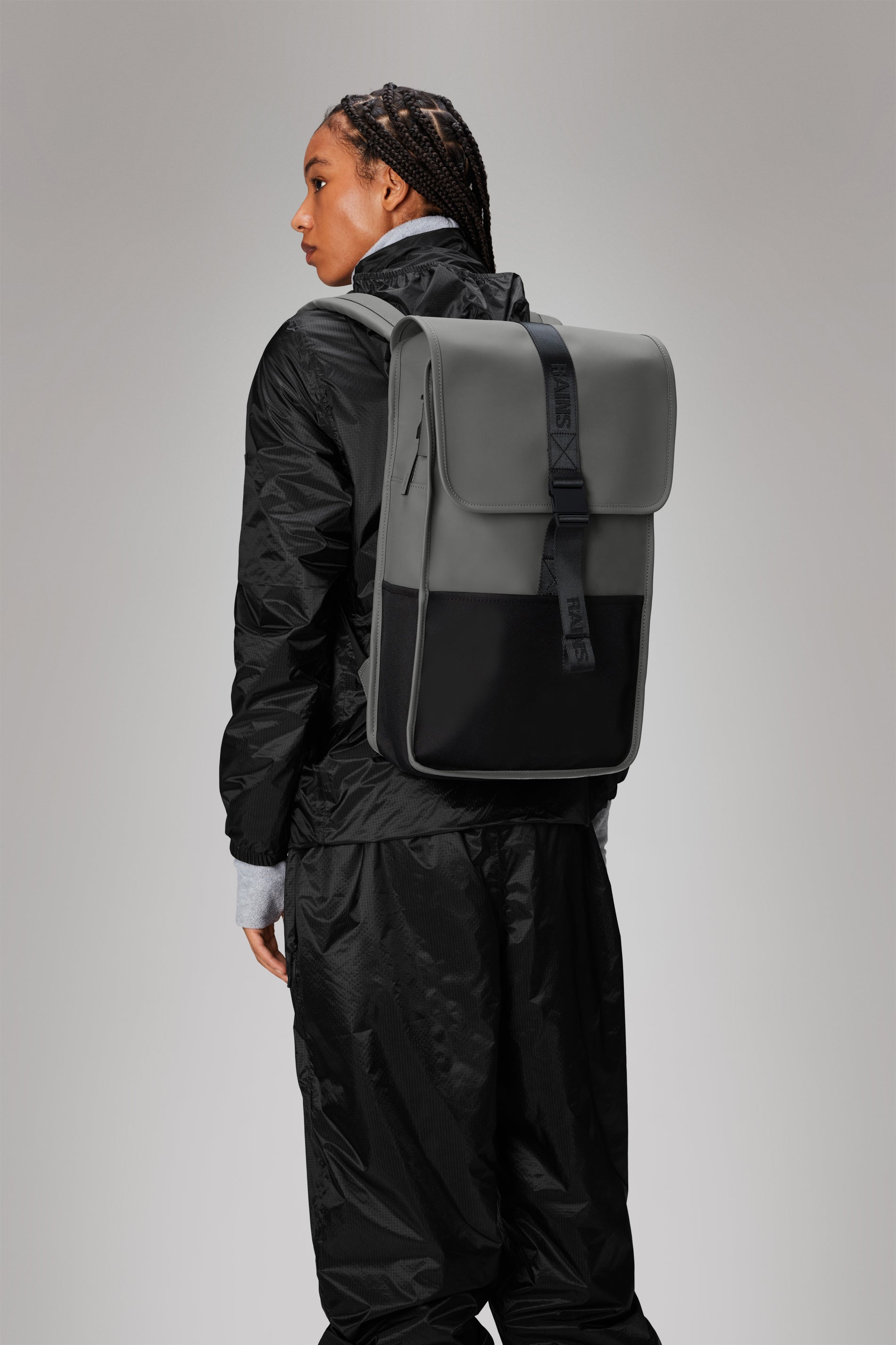 Rains® Backpack Mini in Grey for $110 | Free Shipping