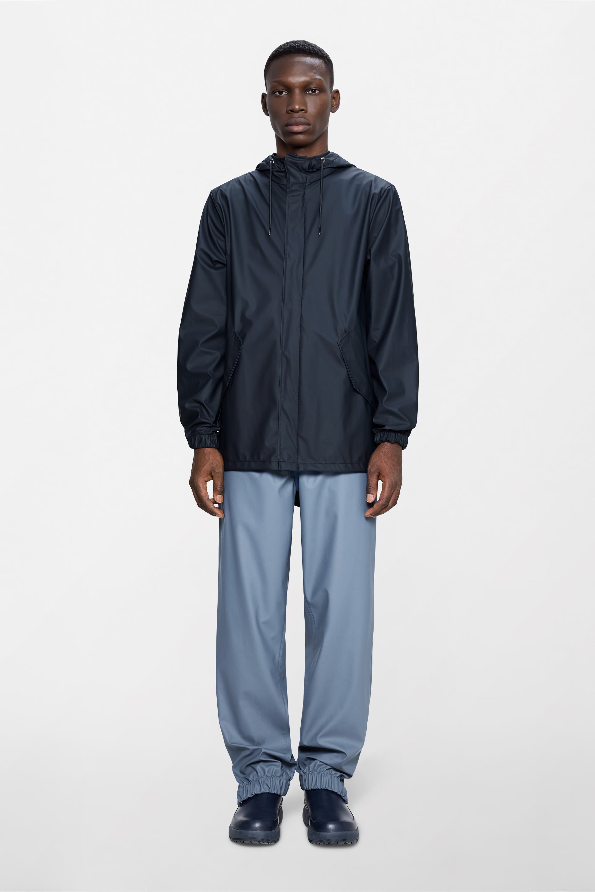 RAINS Fishtail Jacket Navy Jacket
