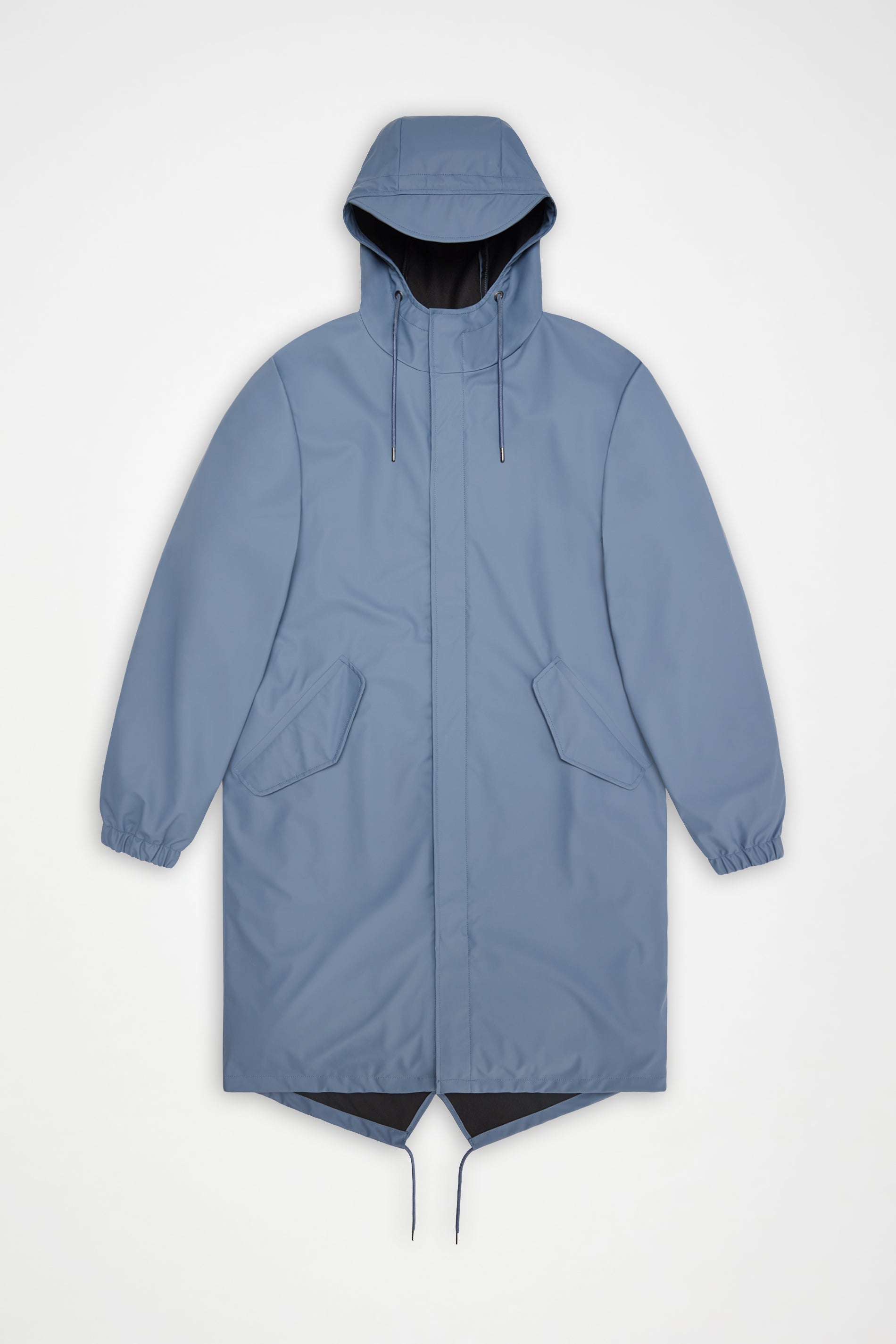 RAINS Fishtail Parka Blue Dusk Jacket