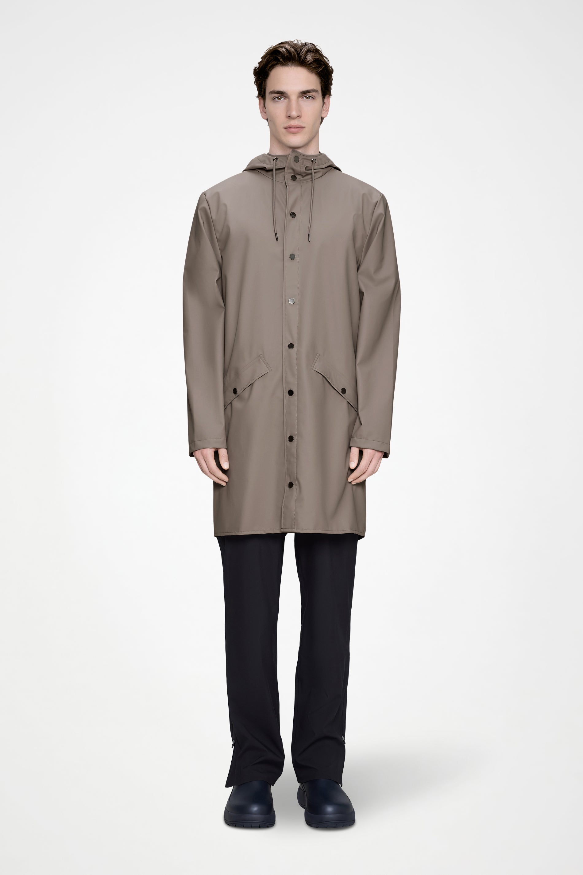 RAINS Long Jacket Cinder Jacket
