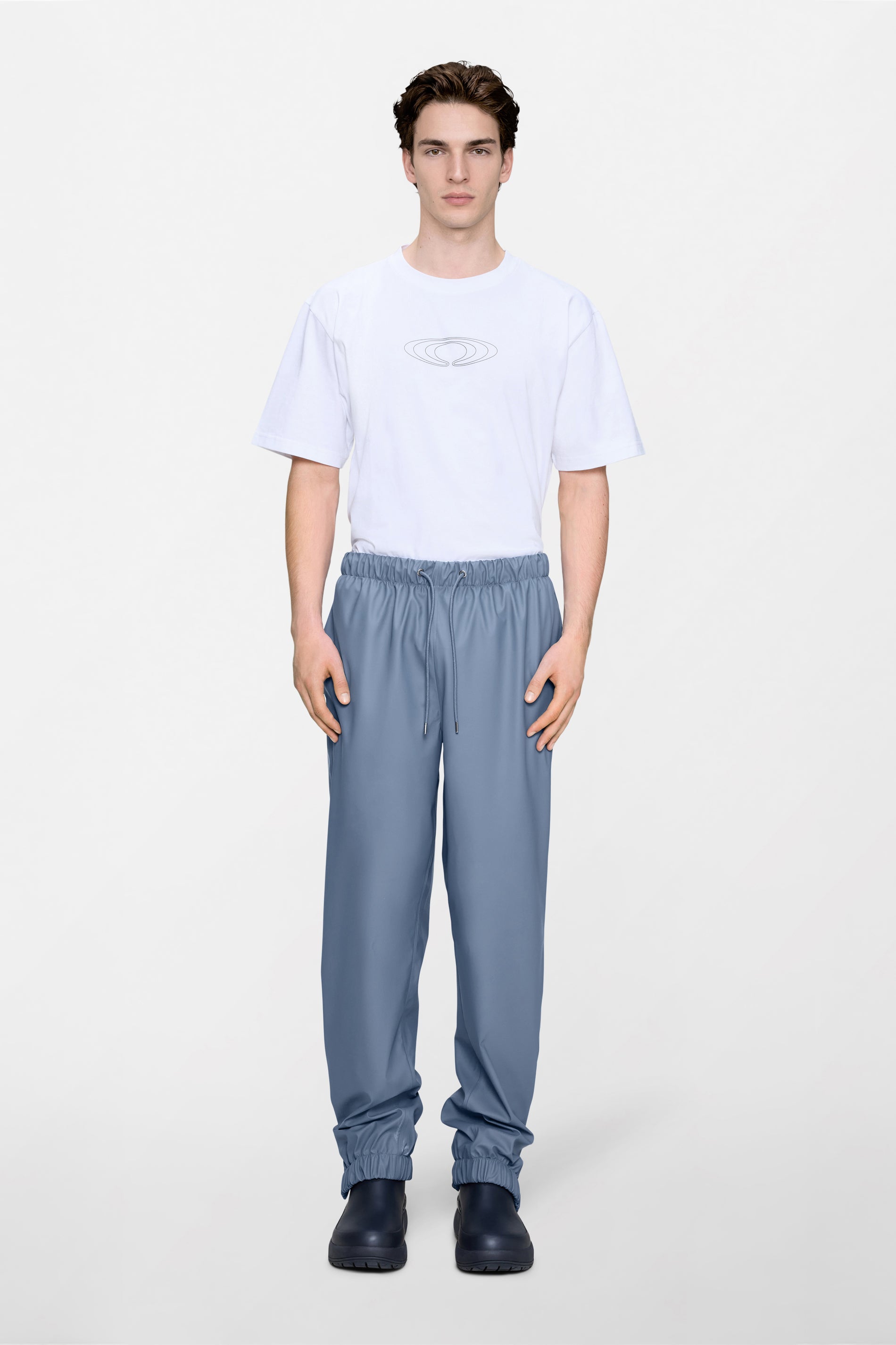RAINS Rain Pants Regular Blue Dusk Pants