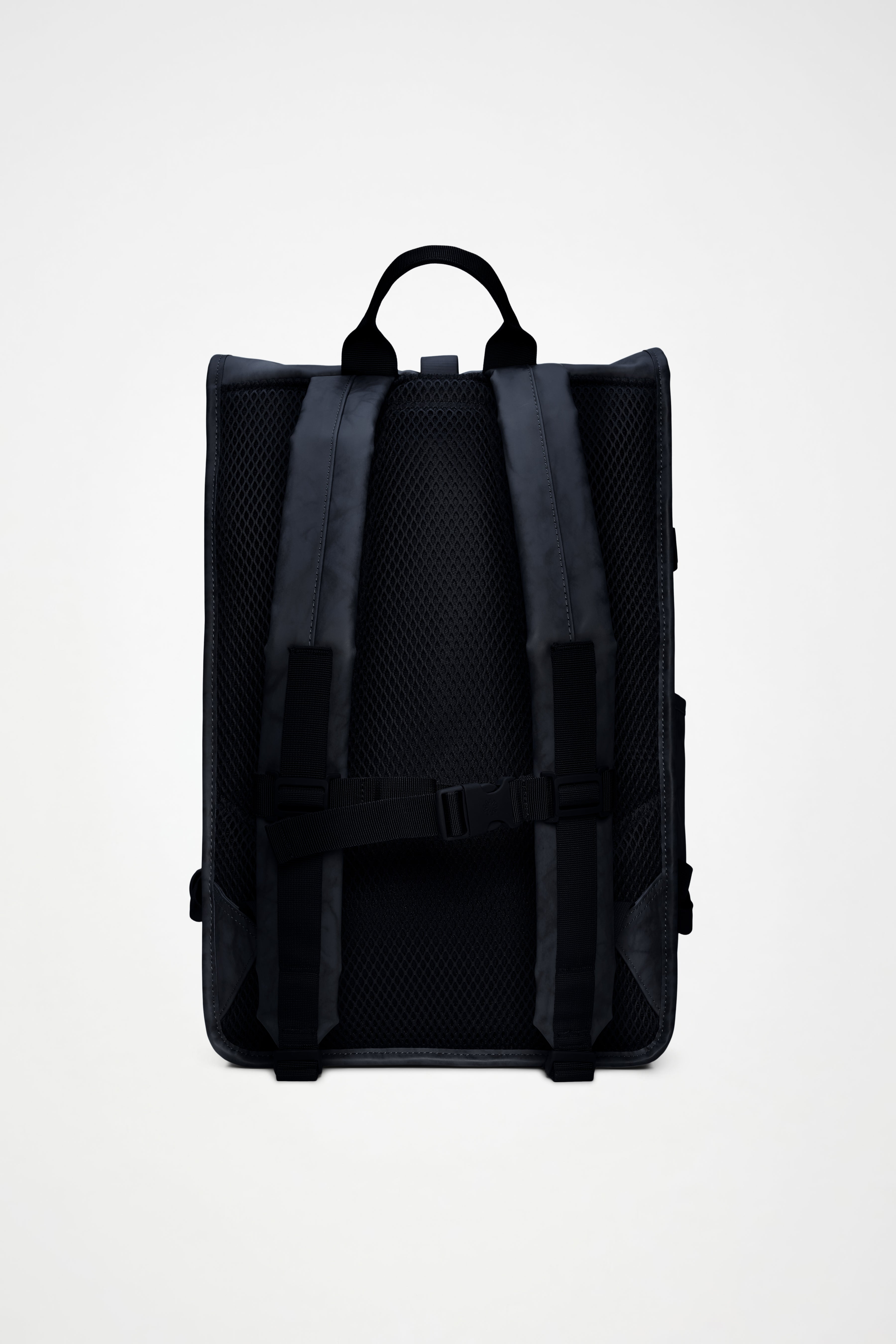 Rains® Rolltop Rucksack Large in Navy for $175 | 2-Year Warranty