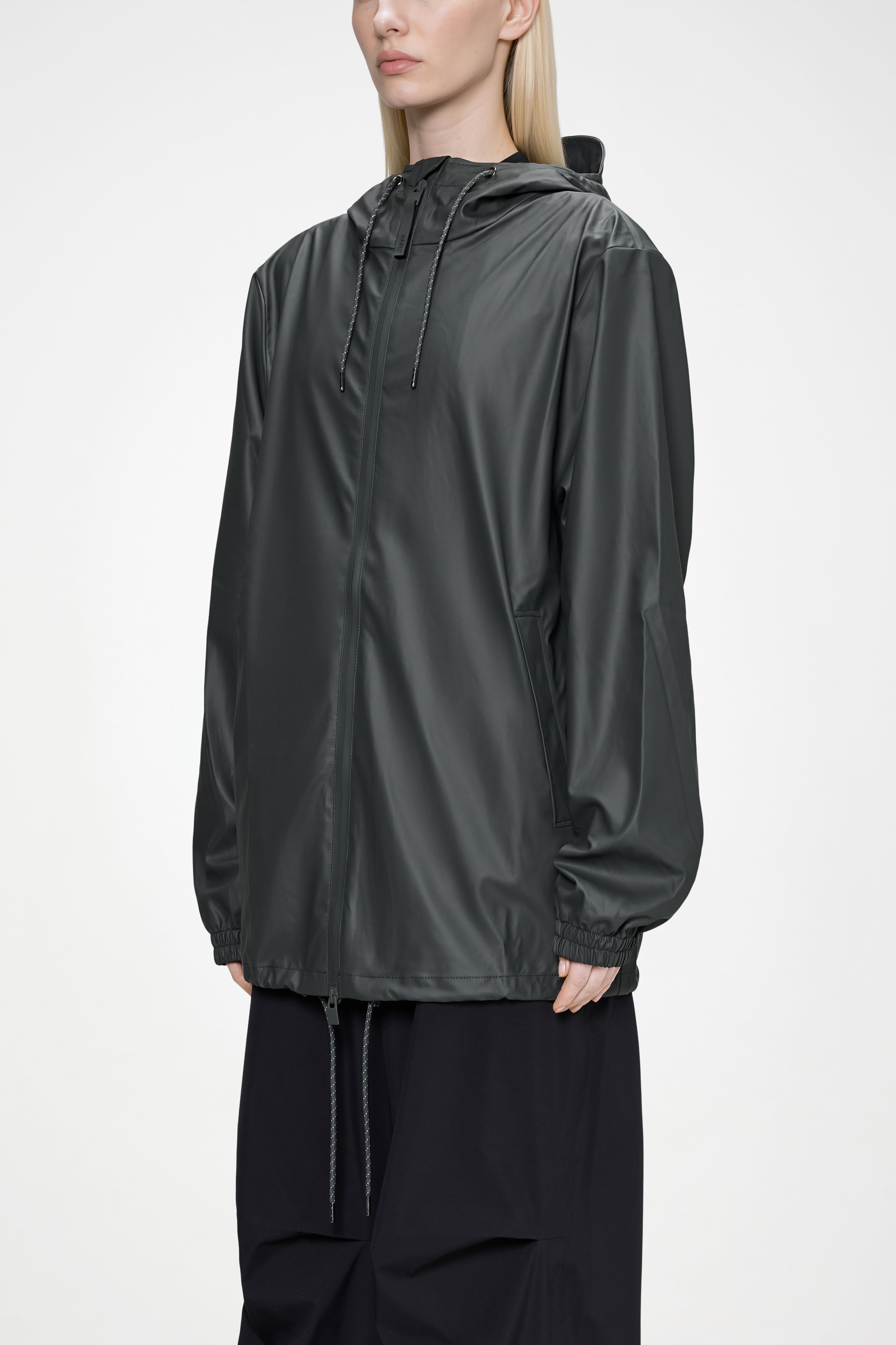 RAINS Storm Breaker Dark Grey Jacket
