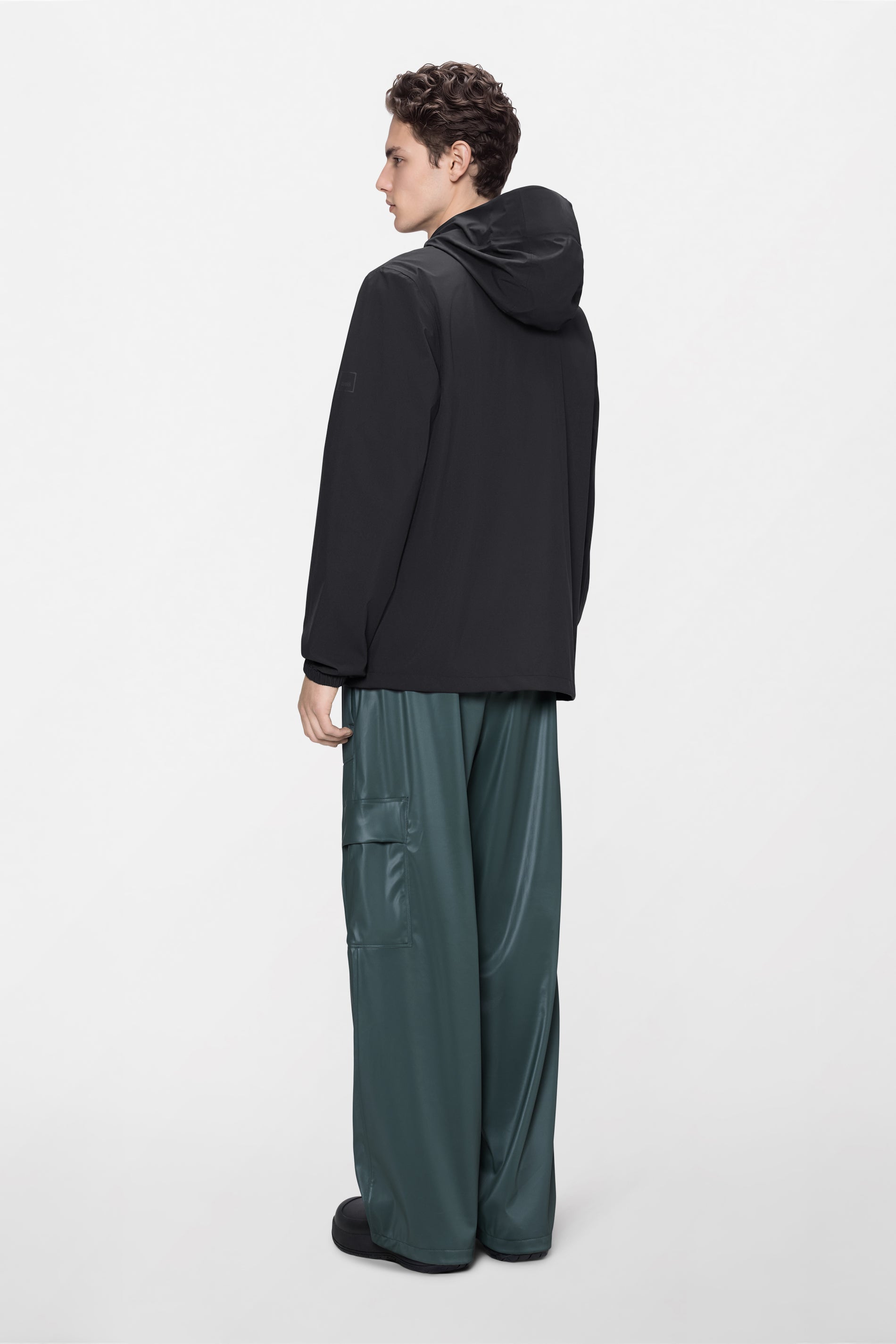 RAINS Suva Hardshell Jacket Black Jacket